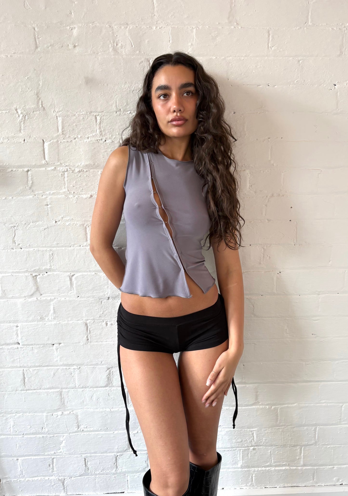 SILVER HOOK AND EYE TANK