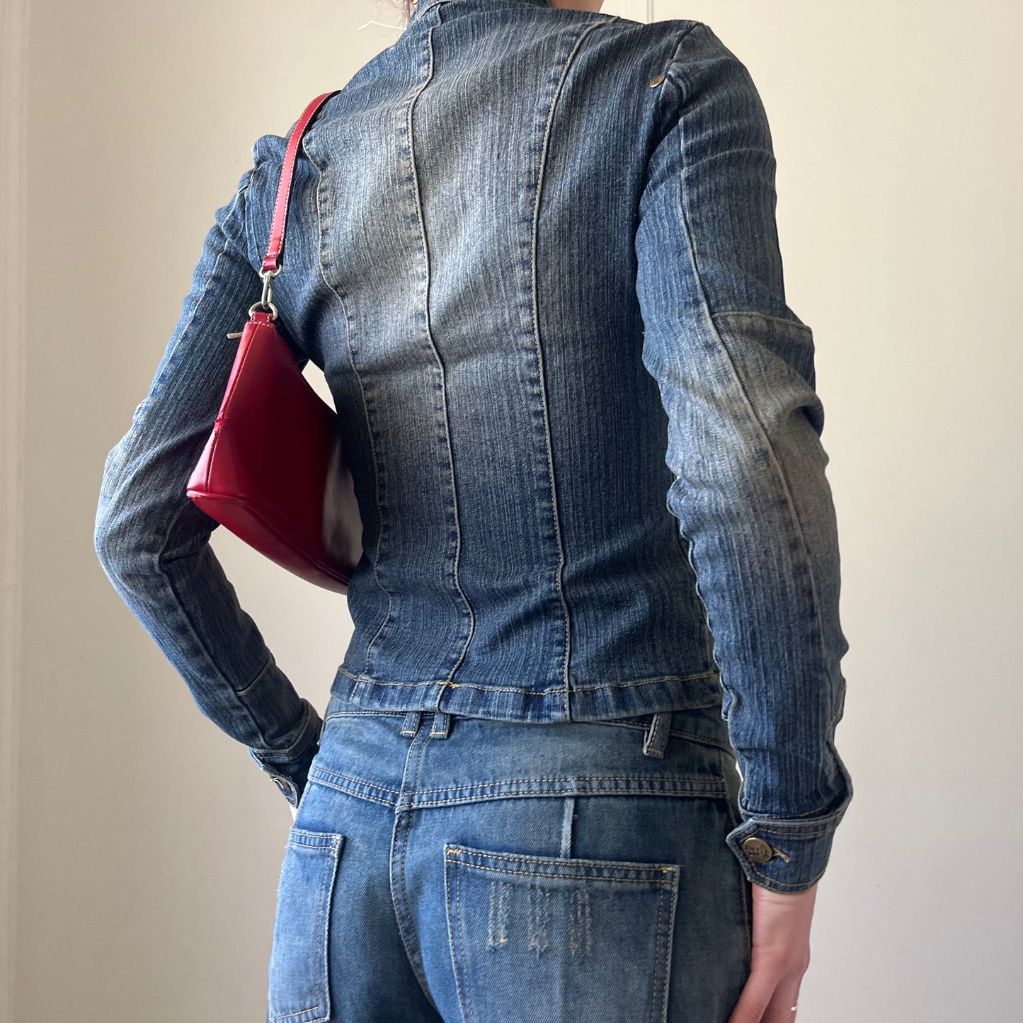 DENIM MOTO JACKET