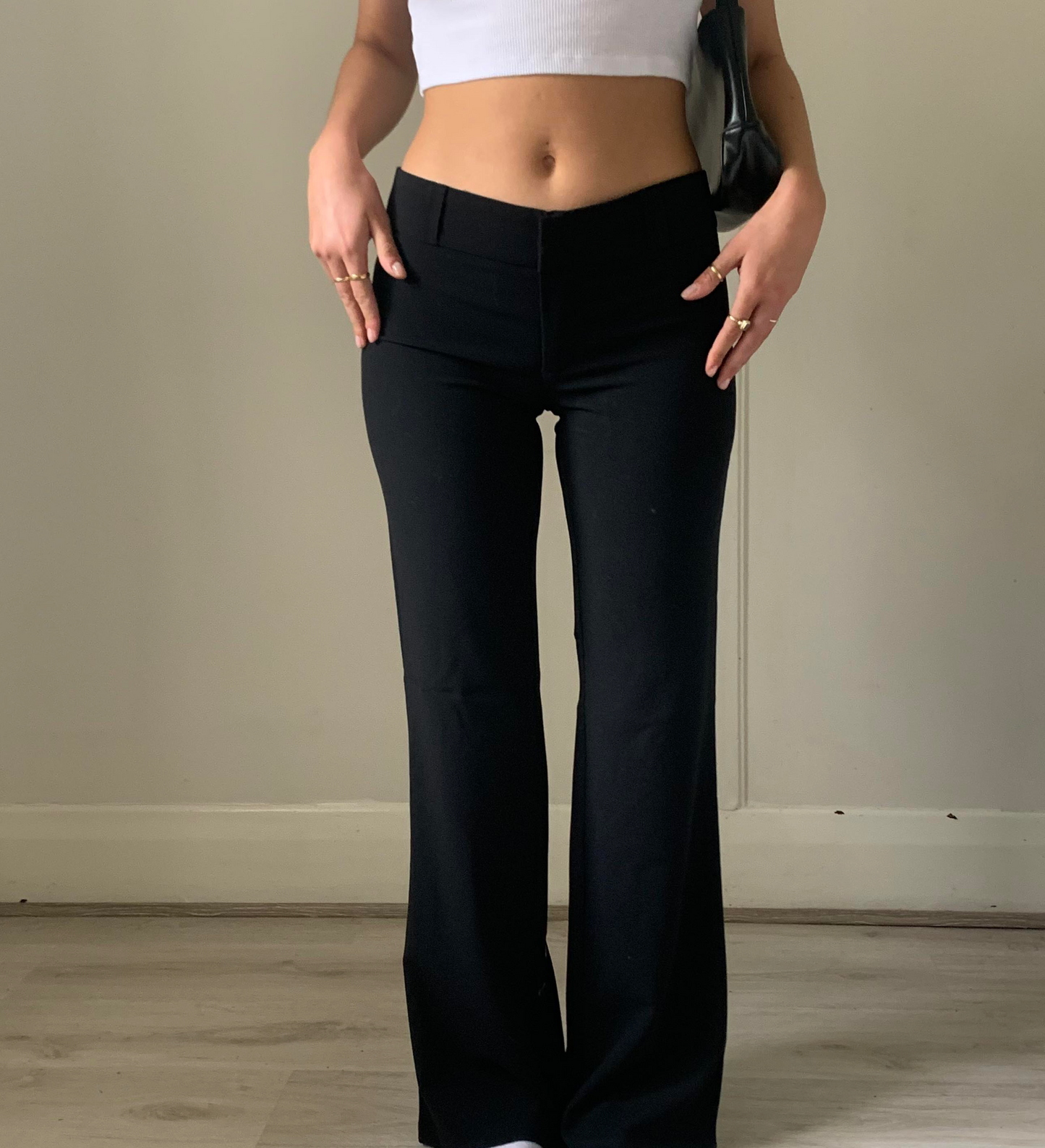 MIDNIGHT BLACK SLACKS