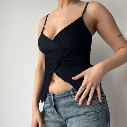 CROPPED RIBBED TANK