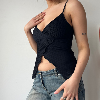 CROPPED RIBBED TANK