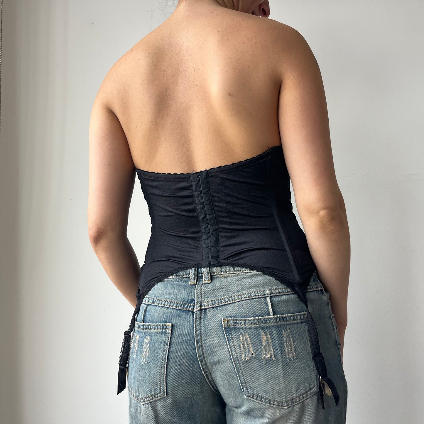 SHEER LACE CORSET