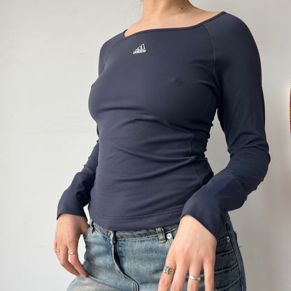 NAVY ADIDAS LONG SLEEVE