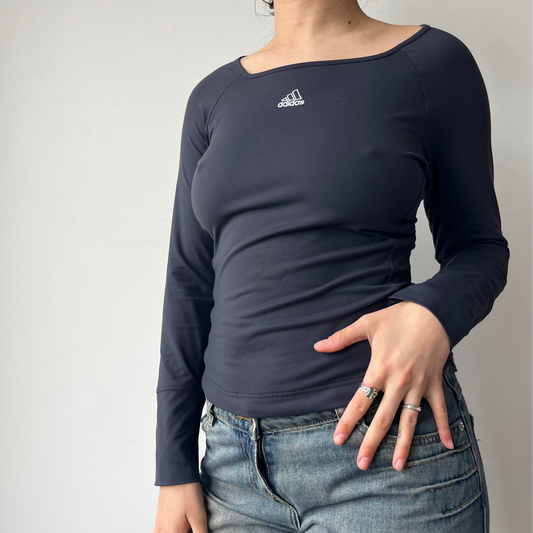 NAVY ADIDAS LONG SLEEVE