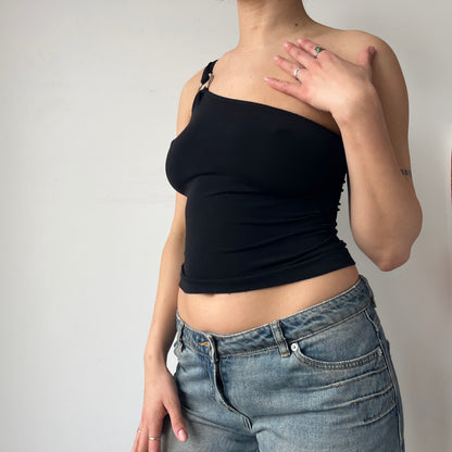 RING ONE-SHOULDER TANK