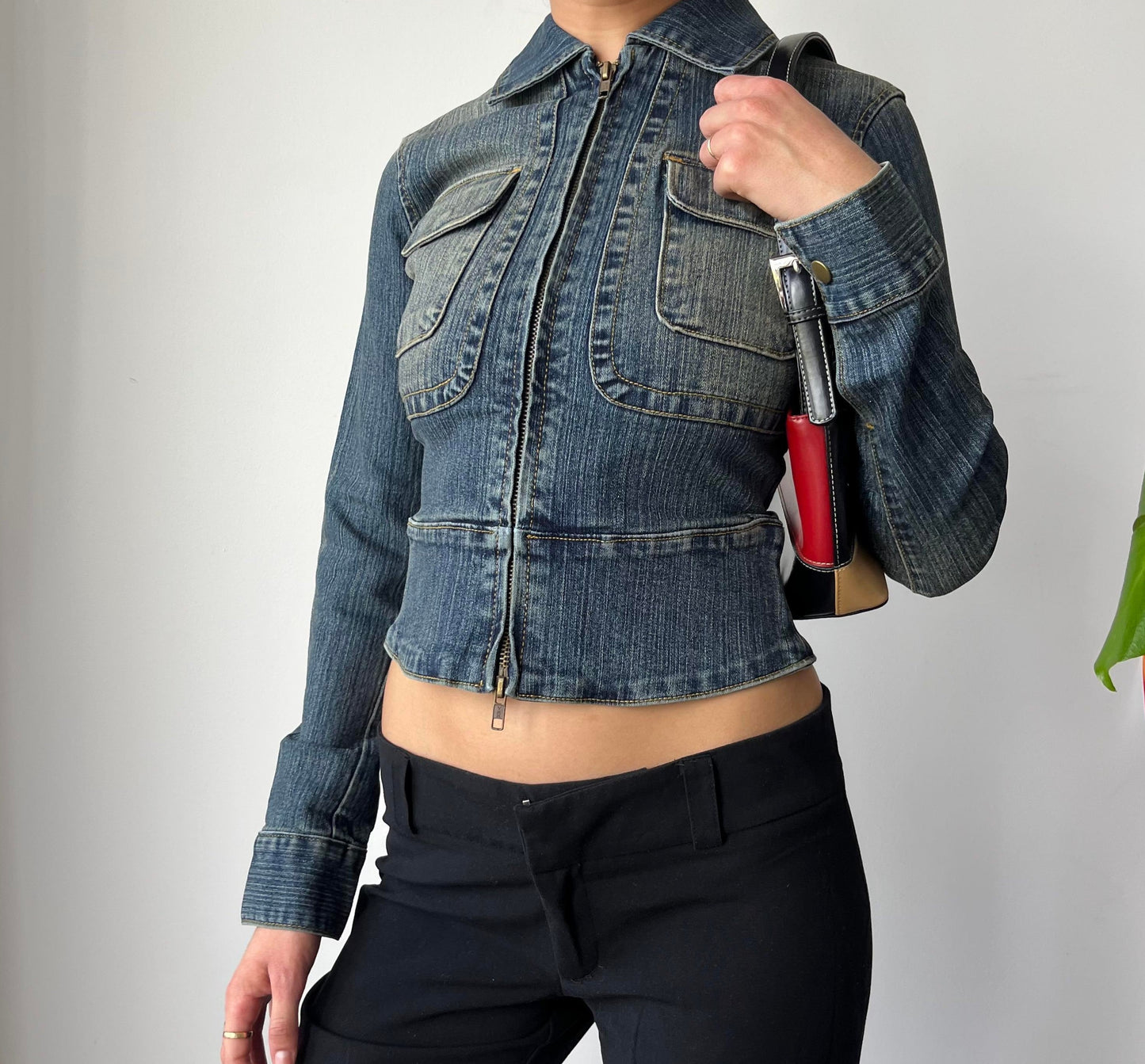 DENIM ZIP JACKET